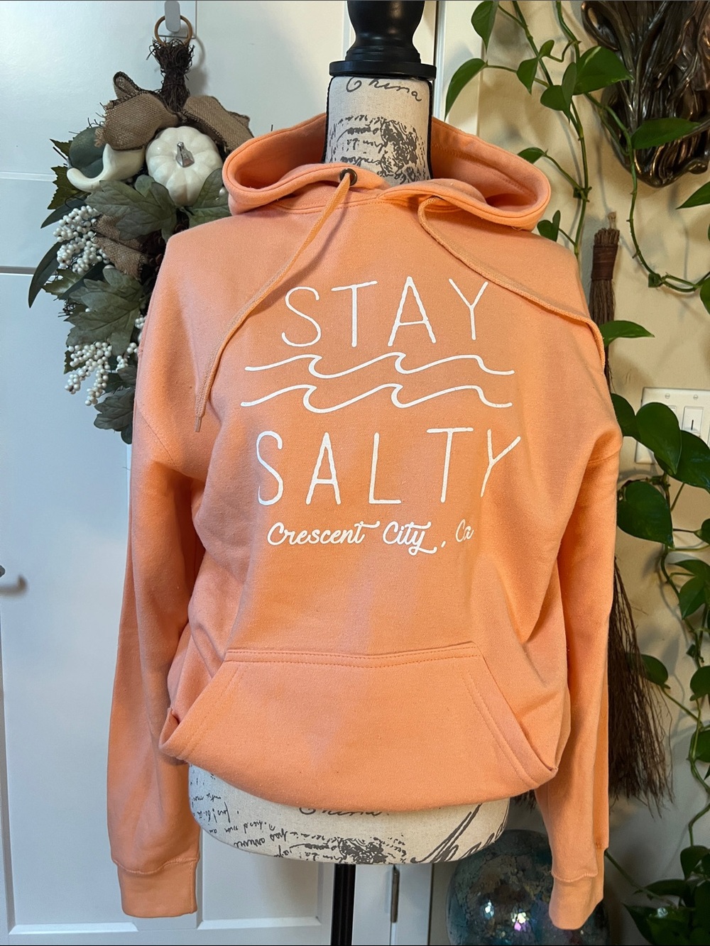Stay Salty Crescent City Peach Hoodie - Women